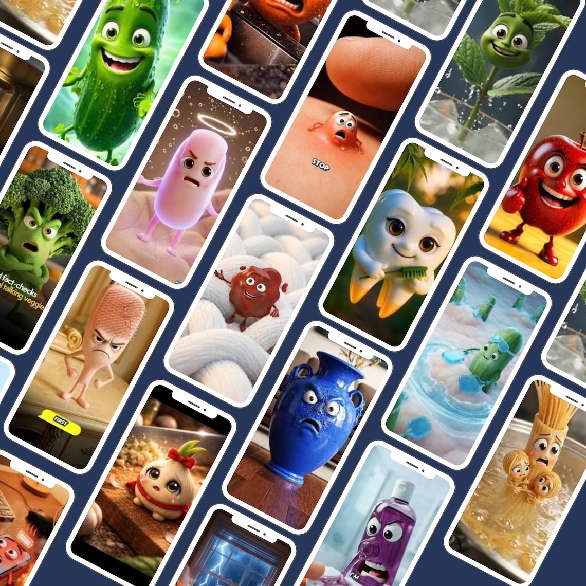 1200+ AI Talking Object Videos | Viral Reels Bundle PLR MRR - Image 5