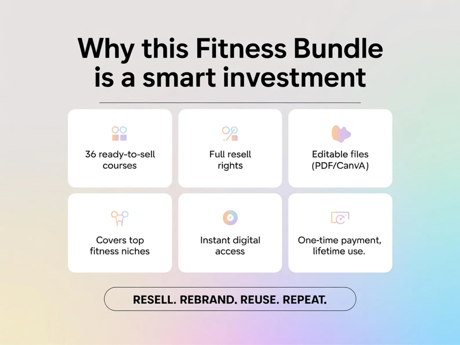 36 Fitness Courses Collection with PLR & MRR Rights - Image 3