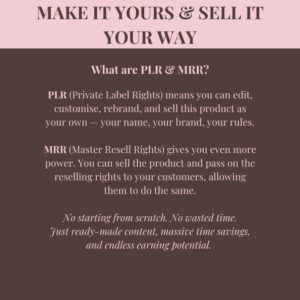 Faceless Creator Starter Kit | PLR & MRR Digital Products,